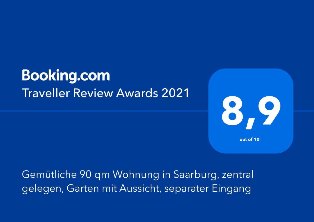 Gemuetliche 90 Qm Wohnung In Saarburg, Zentral Gelegen, Garten Mit Aussicht, Separater Eingang Exteriér fotografie